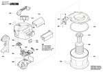 Bosch 3 601 JC6 300 GAS 18V-10L Battery Vacuum Cleaner Spare Parts
